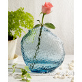 Rauchblau unregelmäßig geformt Eroses Literary Glass Vase